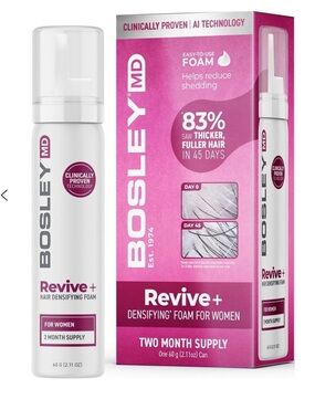 Bosley MD Revive+ Densifying Foam for Women — Pink
